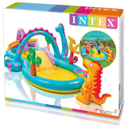 Centro giochi acquatici gonfiabile Intex Dinoland Play Center 57135NP