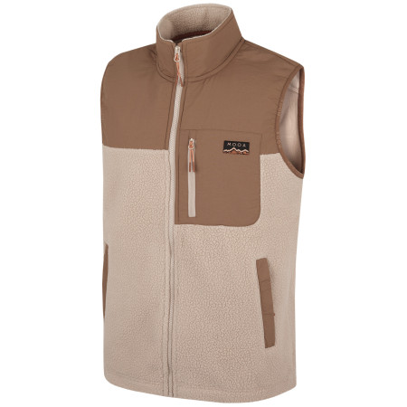 Gilet da uomo MOOA Shawn marrone chiaro latte