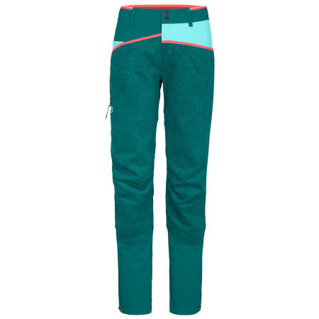 Pantaloni da donna Ortovox W's Casale Pants blu Pacific Green