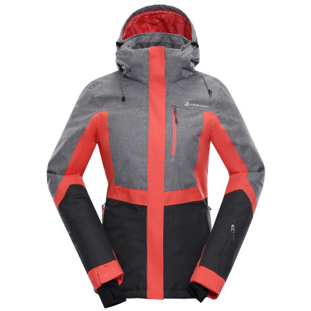 Giacca invernale da donna Alpine Pro Sardara 2 grigio/rosa
