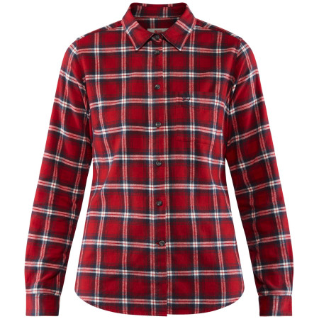 Camicia da donna Fjällräven Övik Flannel Shirt W rosso Deep Red