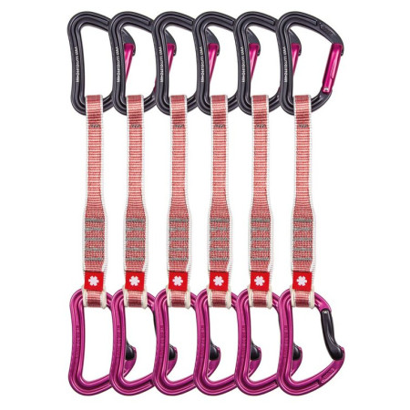 Set express Ocún Raven Qd Zoom 20 Cm 6-Pack rosa Pink