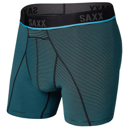 Boxer Saxx Kinetic Light-Compression Mesh Bb blu cool blue mini stripe