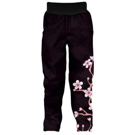 Pantaloni softshell per bambini WAMU Purple viola PURPLE