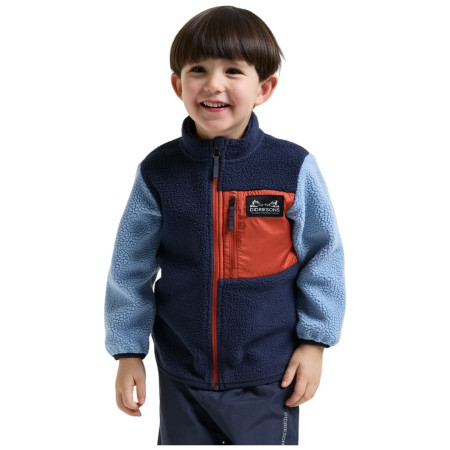 Felpa da bambino Didriksons Anten Kids Fullzip 2 Winter Blue