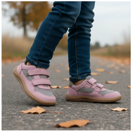 Scarpe barefoot tutto l’anno per bambini Bugga Safi Pink