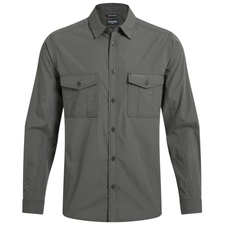 Camicia da uomo Craghoppers Kiwi II LS Shirt grigio Cedar