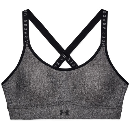 Reggiseno sportivo Under Armour Infinity Mid Hthr Cover grigio Charcoal Light Heather / Black / Black