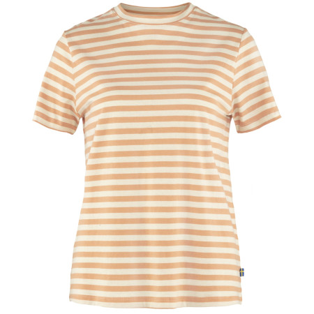 Maglietta da donna Fjällräven Striped T-shirt W giallo/bianco Landsort Pink-Chalk White