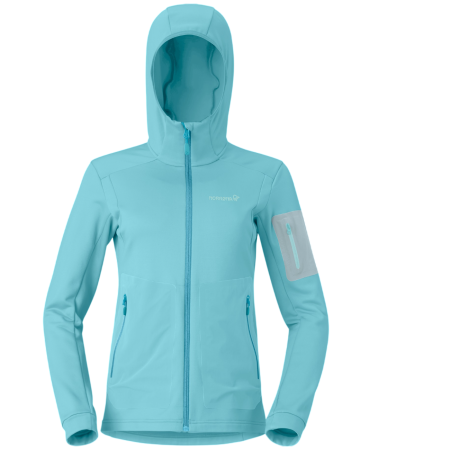 Felpa tecnica da donna Norrona falketind warm2 stretch Hood
