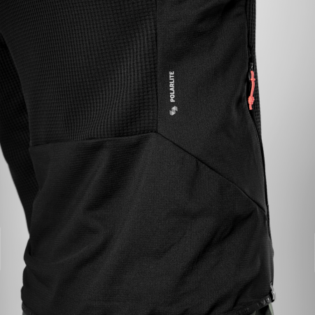 Felpa funzionale da uomo Salewa Puez Waffle Hyb Pl Jacket M