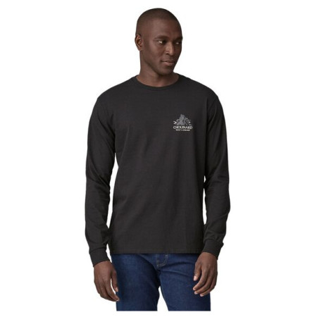 Maglietta da uomo Patagonia M's L/S Chouinard Crest Responsibili-Tee