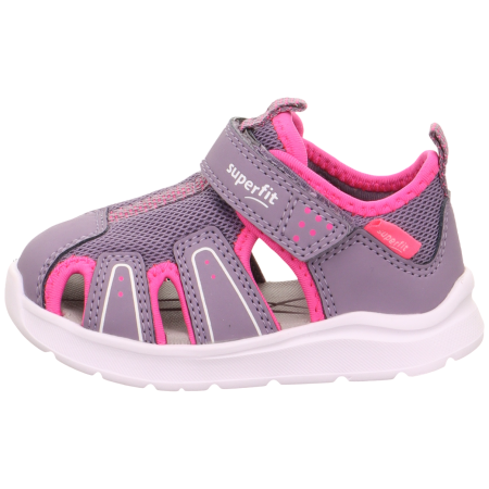 Sandali da bambino Superfit Wave Purple rosa LILA