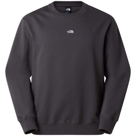 Felpa The North Face U Essential Light Relaxed Crew nero ANTHRACITE GREY