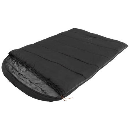 Sacco a pelo Easy Camp Raven Square Double 5°C nero/grigio