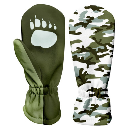 Guanti softshell per bambini WAMU Khaki