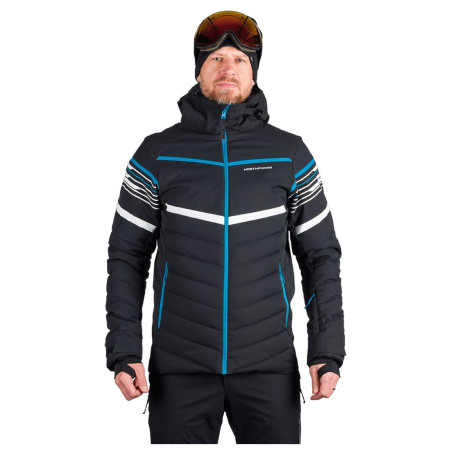 Giacca da sci da uomo Northfinder Yarognev nero/blu 271blackblue