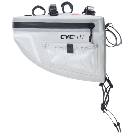 Borsa da manubrio Cyclite Handle Bar Aero Bag bianco bílá