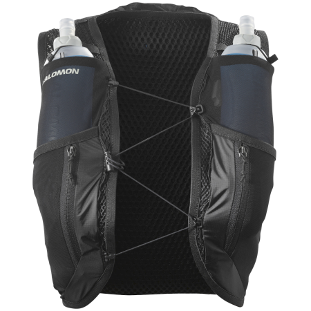 Gilet da corsa Salomon Active Skin 12 nero BLACK / METAL