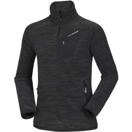 Felpa da uomo Northfinder Rip nero Blackmelange