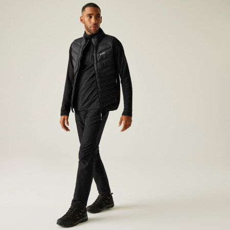Gilet da uomo Regatta Leedre Hybrid B/W