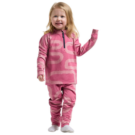Intimo sportivo per bambini Didriksons Jadis Kids Pr Set 5 Path Heather Pink