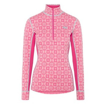 Felpa tecnica da donna Kari Traa Rose Half Zip Baselayer Top