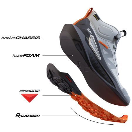 Scarpe da trekking da donna Salomon Elixir Activ Mid Gore-Tex