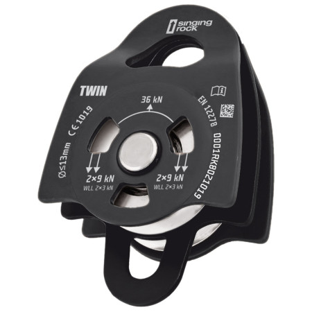 Puleggia Singing Rock Twin arancione