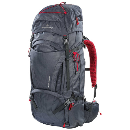 Zaino Ferrino Overland 65+10 New nero/rosso