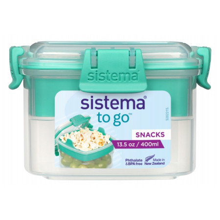 Scatola per alimenti Sistema Snack To Go turchese mint
