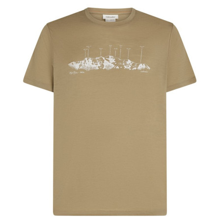 Maglietta da uomo Icebreaker Men Merino 150 Tech Lite SS Tee The Peaks