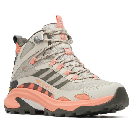 Scarpe da trekking da donna Merrell MOAB SPEED 2 MID GTX W grigio/rosa vermillion