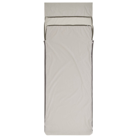Sacco lenzuolo Sea to Summit Silk Blend Sleeping Bag Liner - Rectangular w/ Pillow Sleeve grigio chiaro Moonstruck Grey