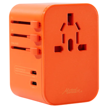 Adattatore Matador Global Travel Adapter arancione Orange
