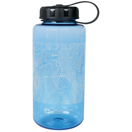 Borraccia Warg Lines Tritan Wide 1L blu blue