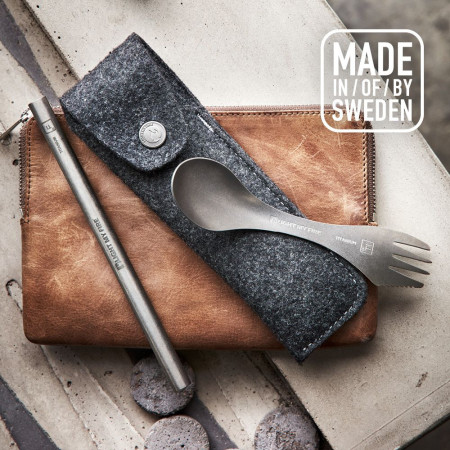 Posate Light My Fire Spork´n Straw Kit Titanium