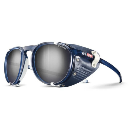 Occhiali da sole Julbo Millenium L Sp 4 blu scuro/bianco Shiny Translucent Blue / Blue / White