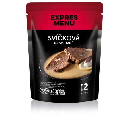 Pasto pronto Expres menu Arrosto di manzo con salsa di panna (Svíčková na smetaně) 600 g