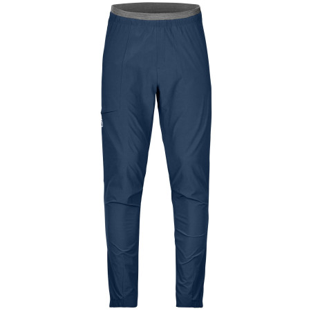 Pantaloni da uomo Ortovox Piz Selva Pants M blu scuro Deep Ocean