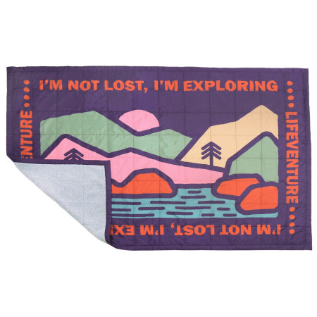 Coperta LifeVenture Sundown Berber Lined Blanket