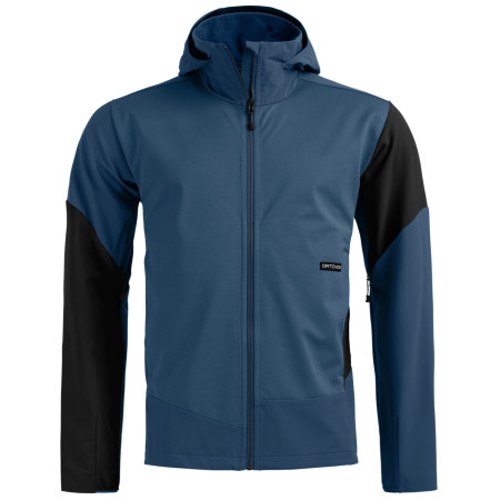 Giacca softshell da uomo Ortovox Ortler Softshell Plus Jacket blu Blue Nunatak