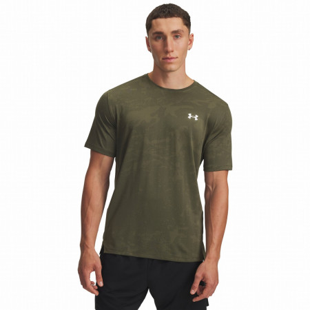 Maglietta da uomo Under Armour Tech Vent Jacquard Ss verde scuro MarineODGreen/White