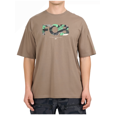 Maglietta da uomo 4F Tshirt M3569 marrone chiaro Light Brown