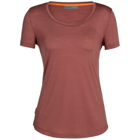 Maglietta da donna Icebreaker Women Sphere II SS Scoop Tee rosso grape