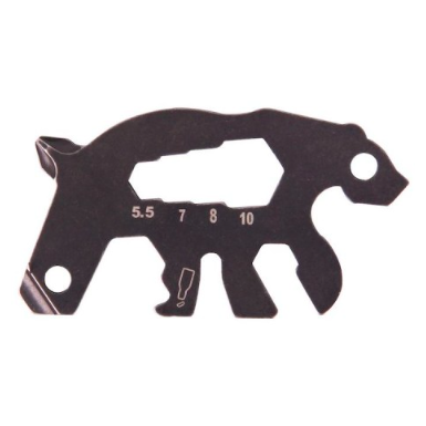 Coltello Munkees multifunkční karta medvěd grigio