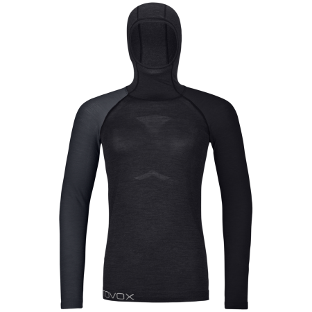 Felpa tecnica da donna Ortovox 120 Competition Light Hoody nero Black Raven