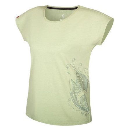 Maglietta da donna Ocún Kimo T Women Blossom-Art giallo-verde Green Soft