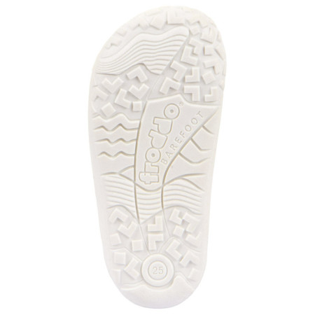 Sneakers per bambini Frodo Barefoot river White/Gold