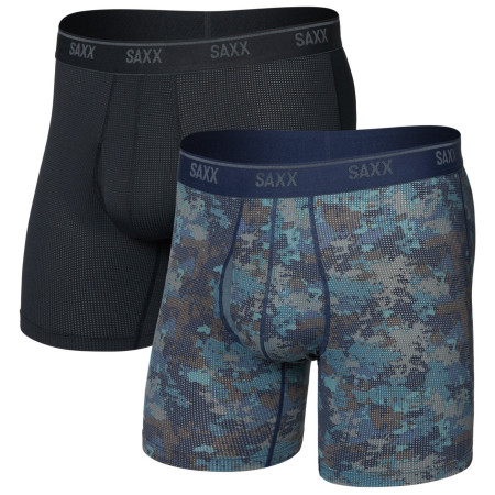 Boxer da uomo Saxx Quest Quick Dry Mesh Boxer Brief Fly 2Pk